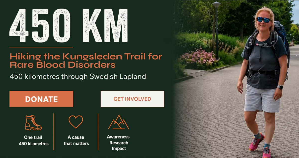 Eva Straube — 450km charity walk