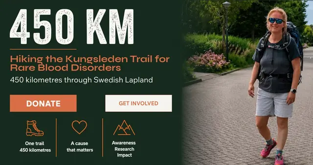 Eva Straube — 450km charity walk