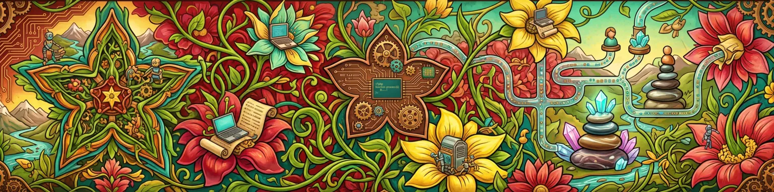Decorative abstract header background